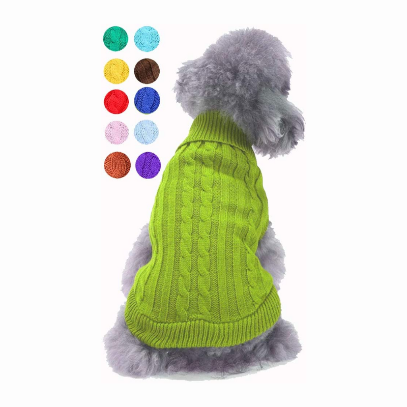 Warm Pet Sweater, Cute Knitted Classic Dog Sweaters-Paw Print Pad