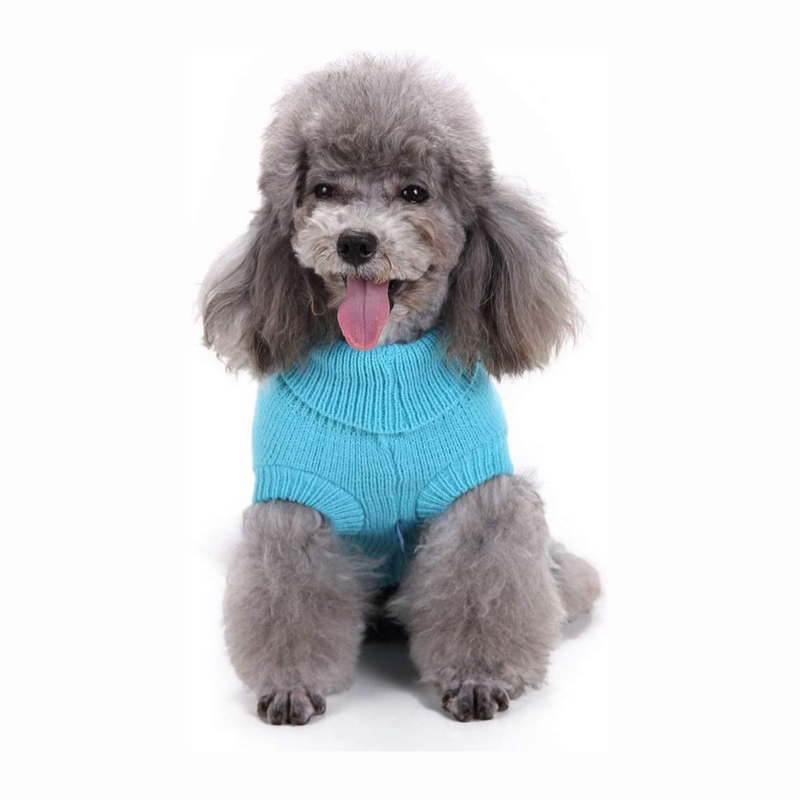 Warm Pet Sweater, Cute Knitted Classic Dog Sweaters-Paw Print Pad