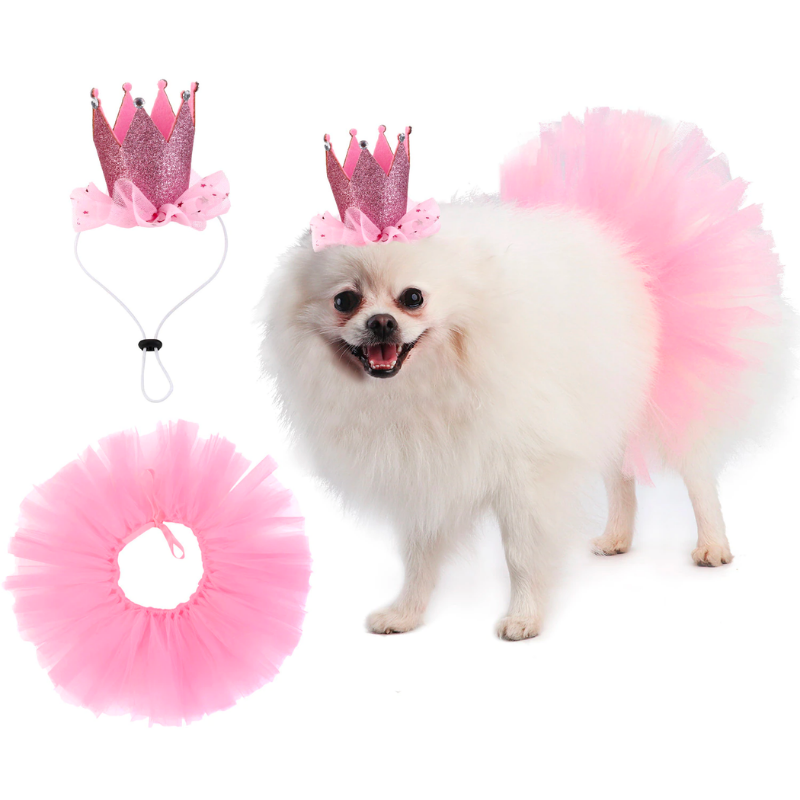 Tutu Skirts For Dogs-Paw Print Pad