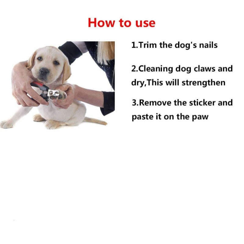 Dog Paw Protector Anti-Slip Grip Disposable Self Adhesive-Paw Print Pad