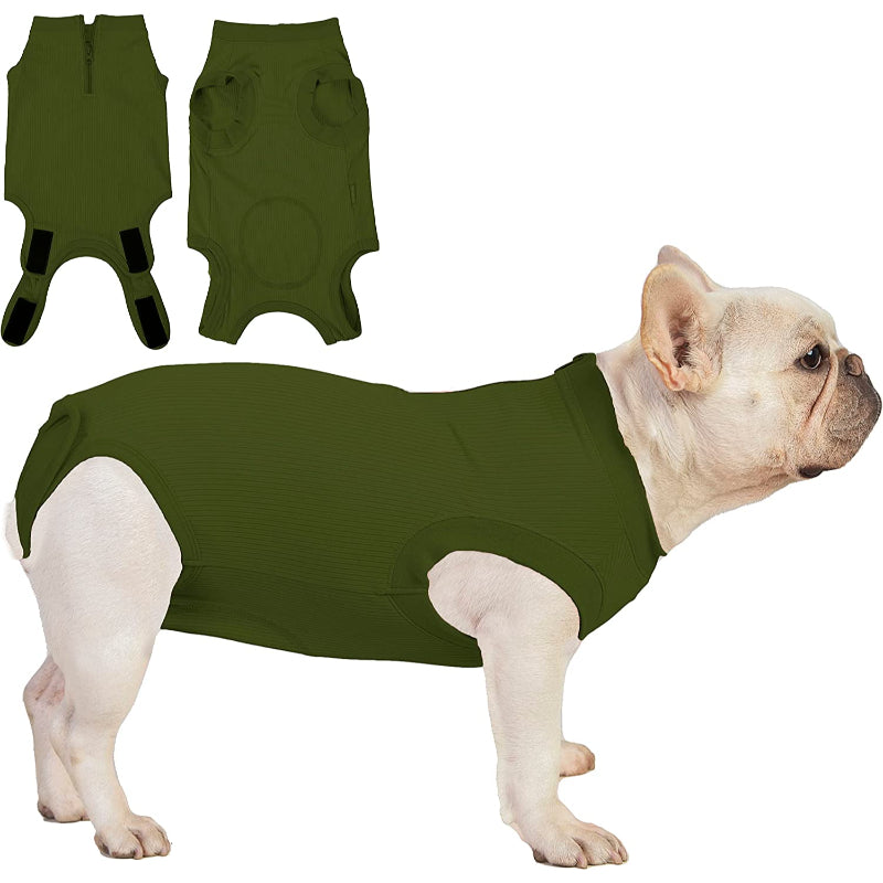 Female Dog Recovery Suit Pink Medium,Spay Suit,Male Recovery Suit,Narrow Pink Striped M-Paw Print Pad