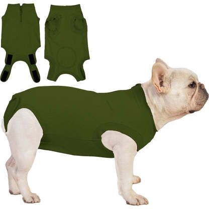 Female Dog Recovery Suit Pink Medium,Spay Suit,Male Recovery Suit,Narrow Pink Striped M-Paw Print Pad