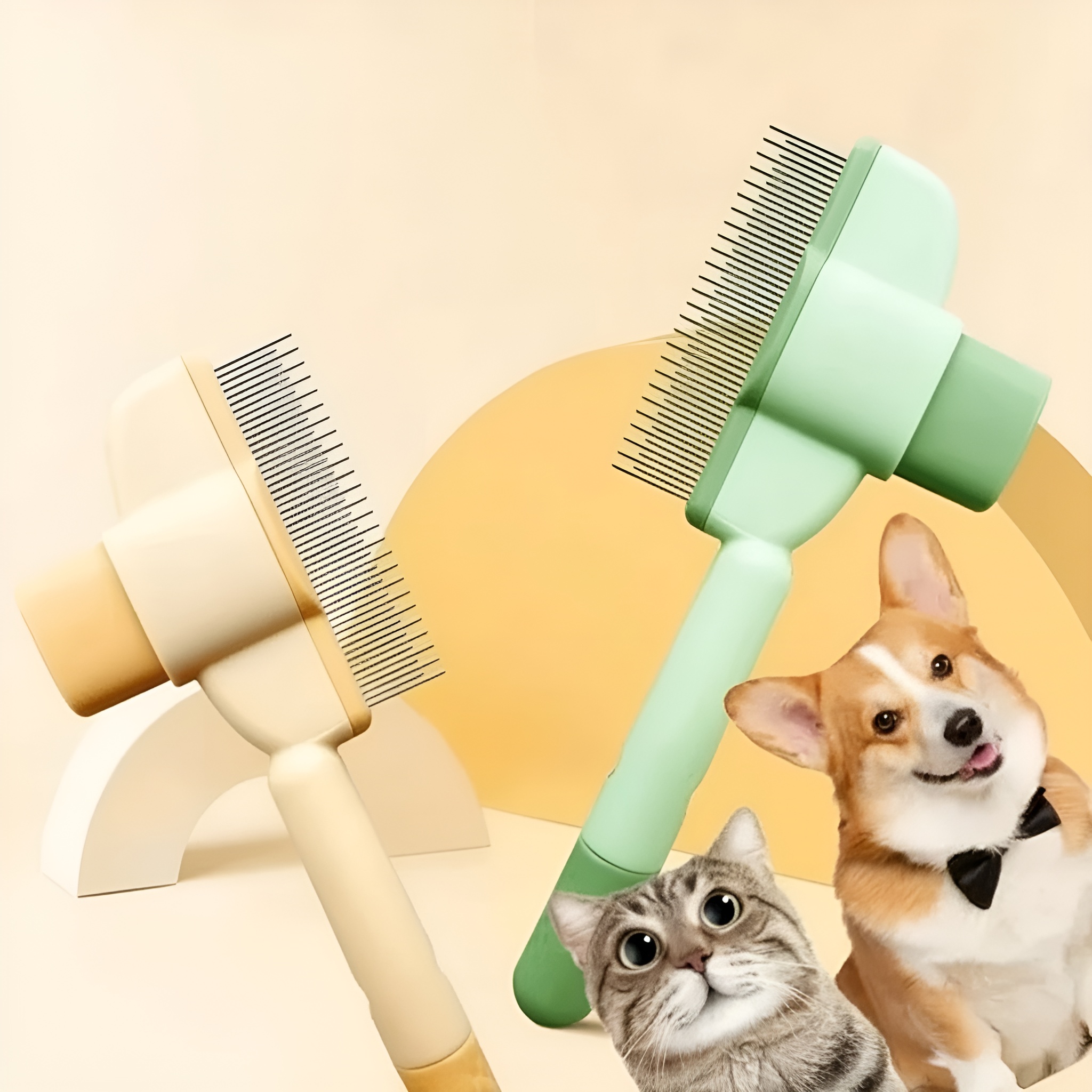 2 Pack Pet Comb for Dogs Cats