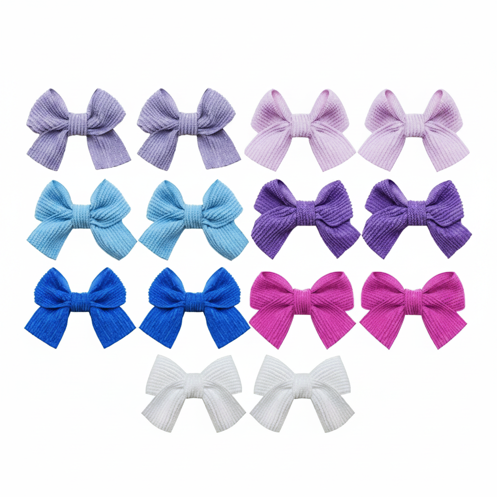 Pet Grooming Bow Hair Clips Set For Dogs And Cats