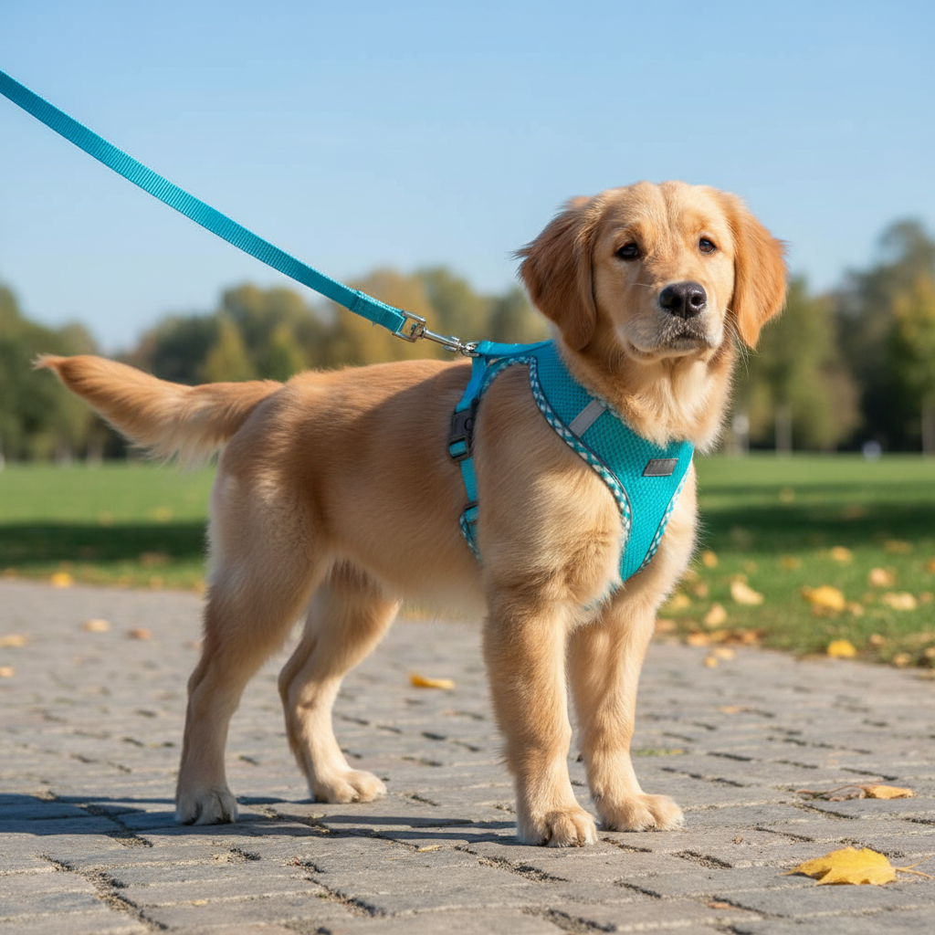 Mesh Design Vest Style Harness For Dogs And Cats Outdoor Walking
