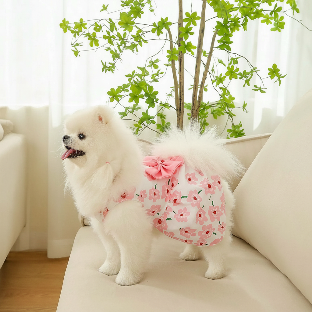 Cute Letter Embroidered Pet Dress For Cats & Dogs