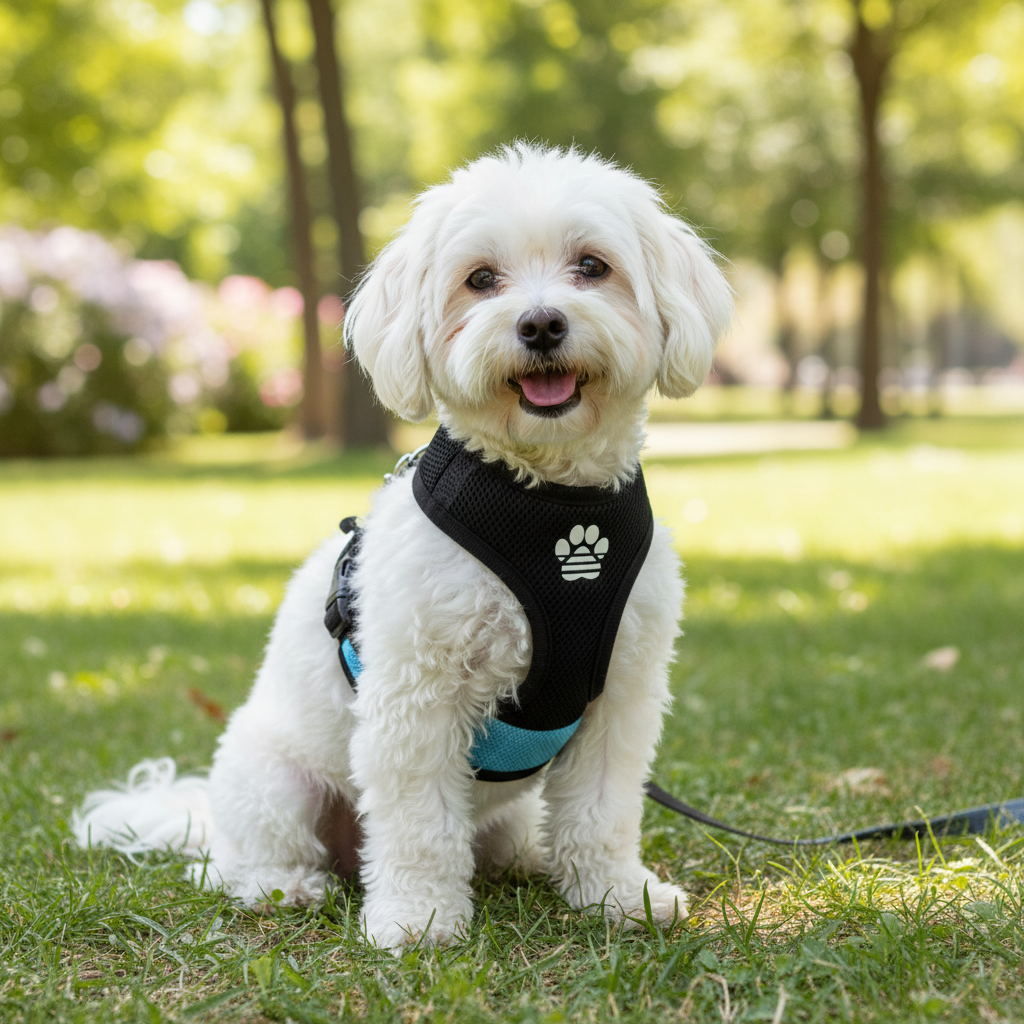 Personalized Pet Mesh Vest With Name Print And Leash Ring