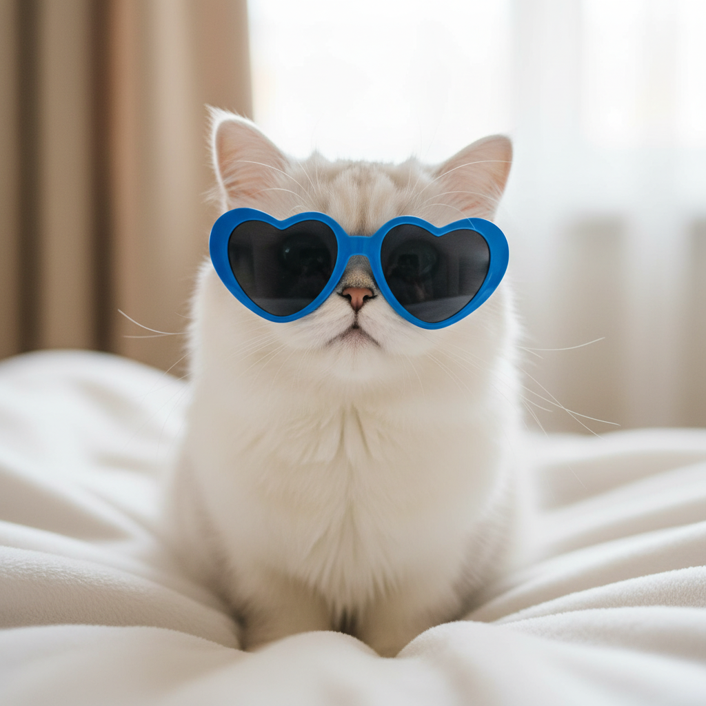 Adorable And Fashionable Photo Props Sunglasses For Cats And Dogs 