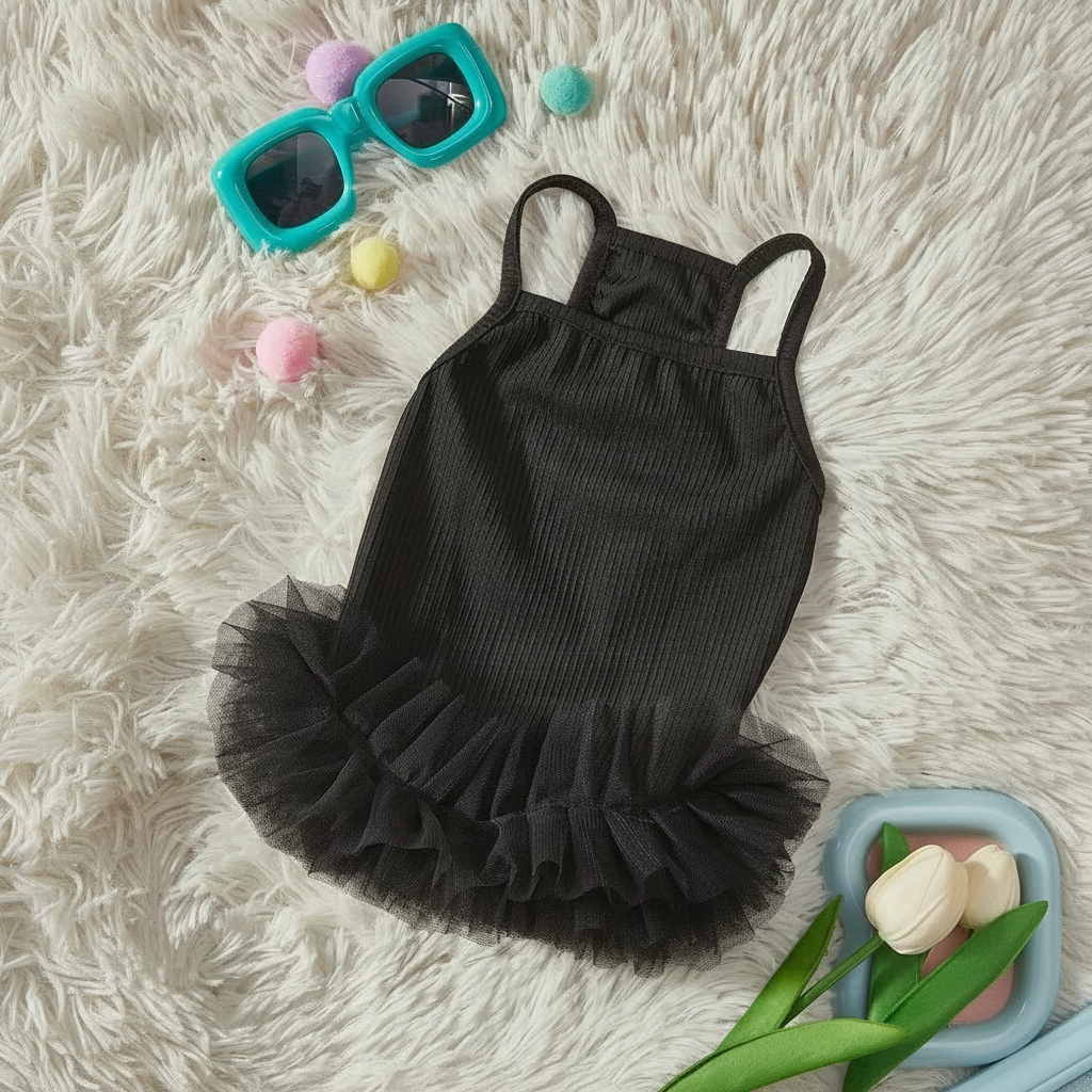 Summer Ballet Style Sweet Cute Fluffy Dress