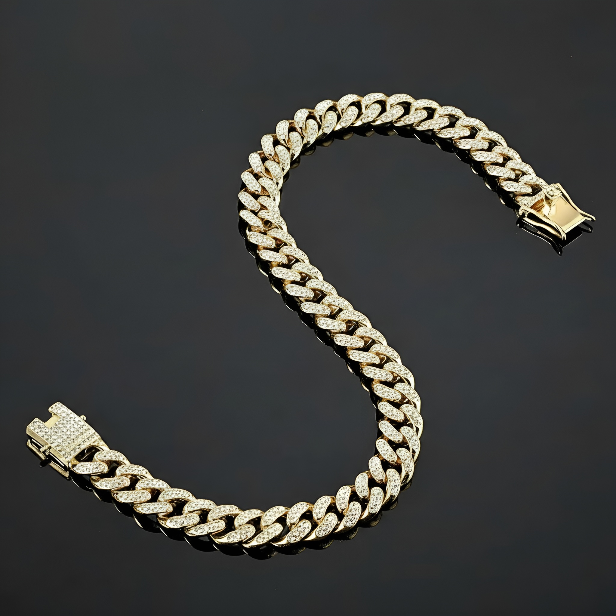 Dog Chain Diamond Collar Walking Metal Chain Necklace