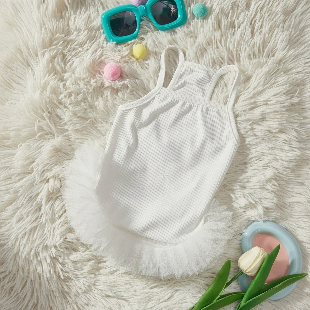 Summer Ballet Style Sweet Cute Fluffy Dress