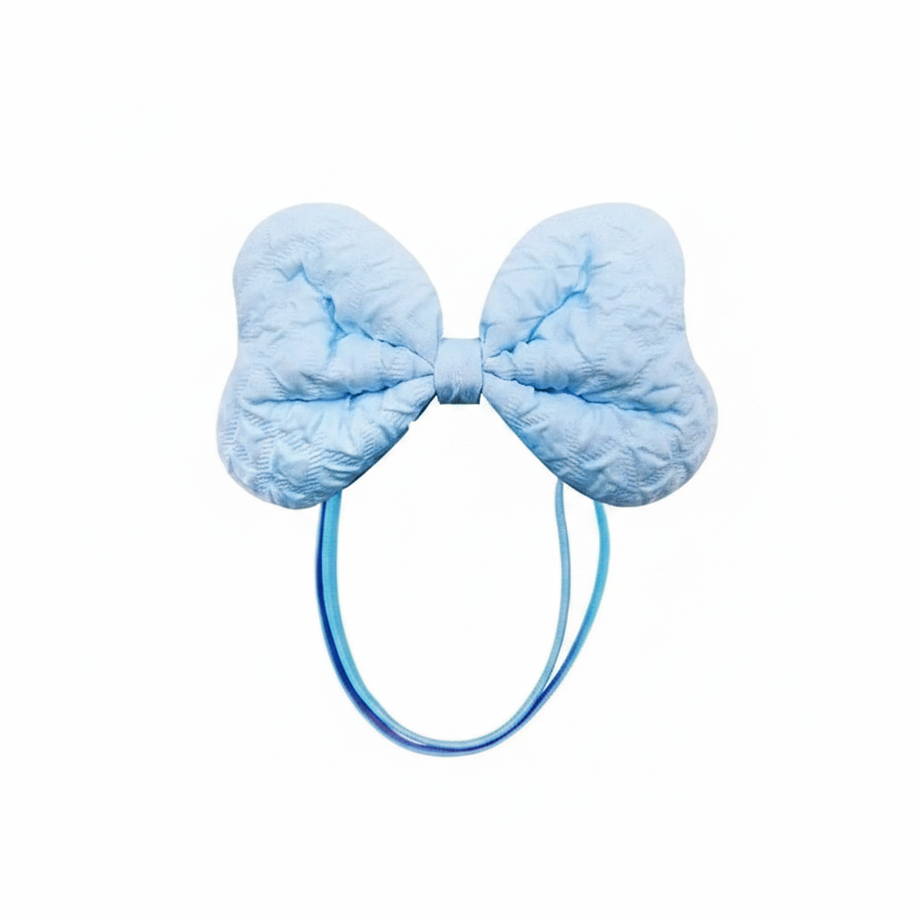 Quilted Fabric Pet Bow Headband