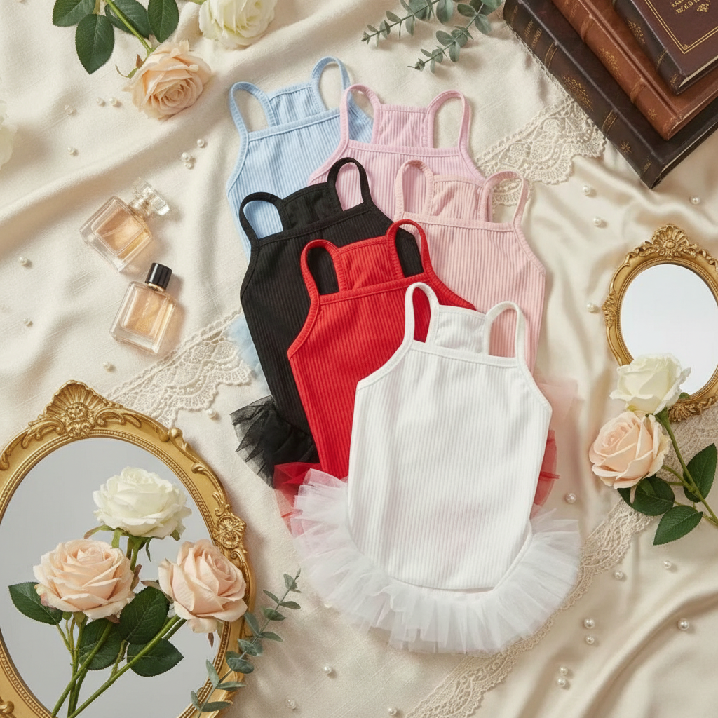 Summer Ballet Style Sweet Cute Fluffy Dress