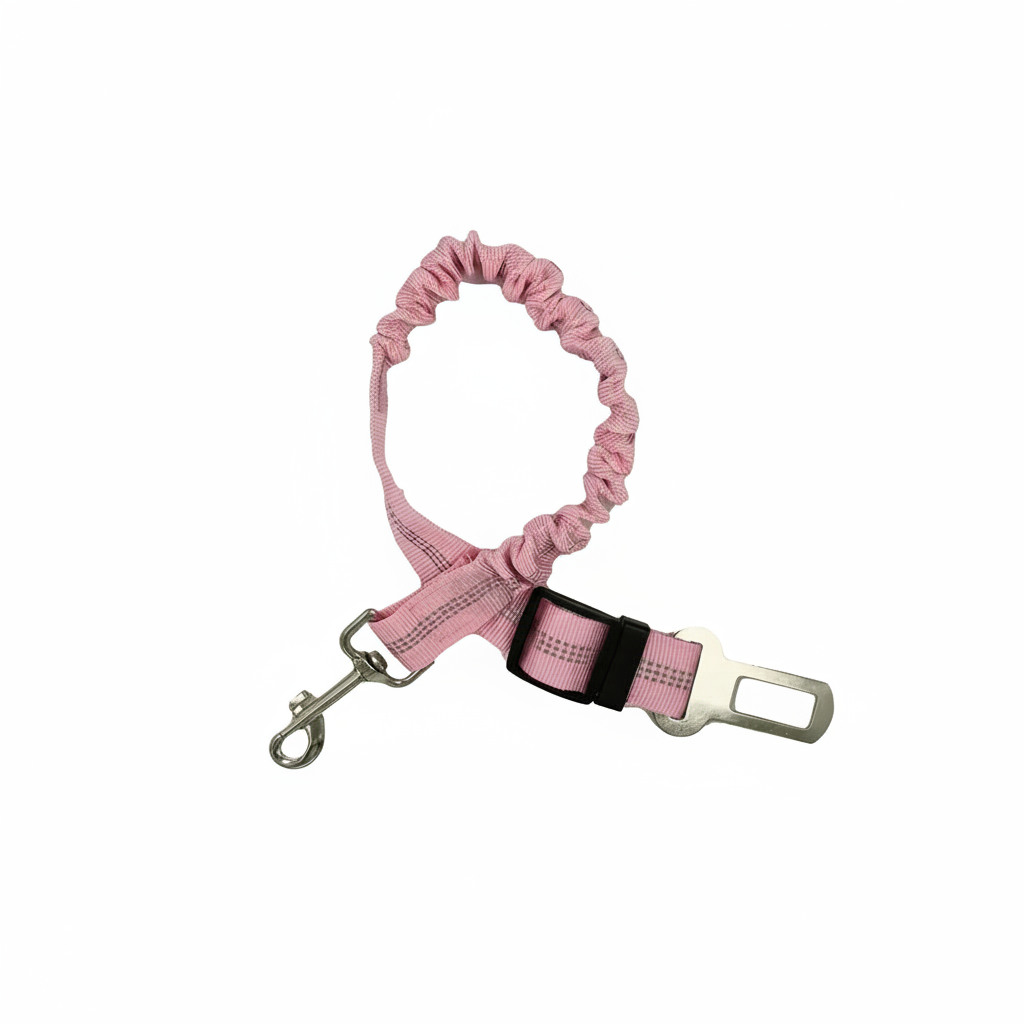 Dog Car Seat Belt Retractable Traction Lanyard