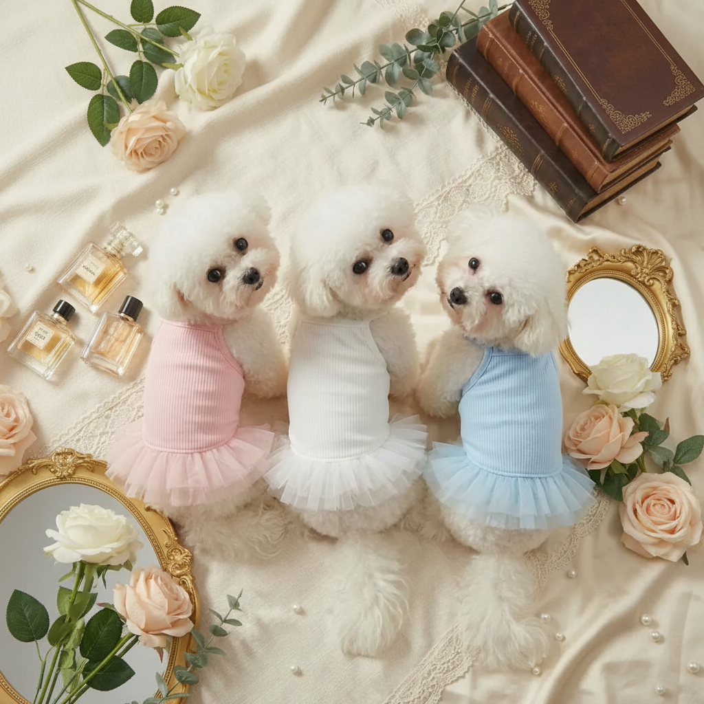 Summer Ballet Style Sweet Cute Fluffy Dress