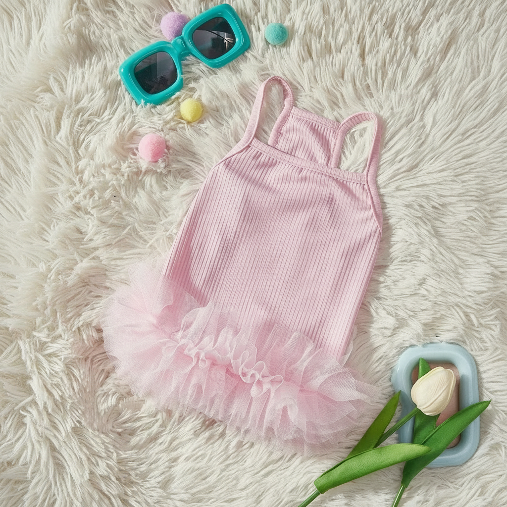 Summer Ballet Style Sweet Cute Fluffy Dress