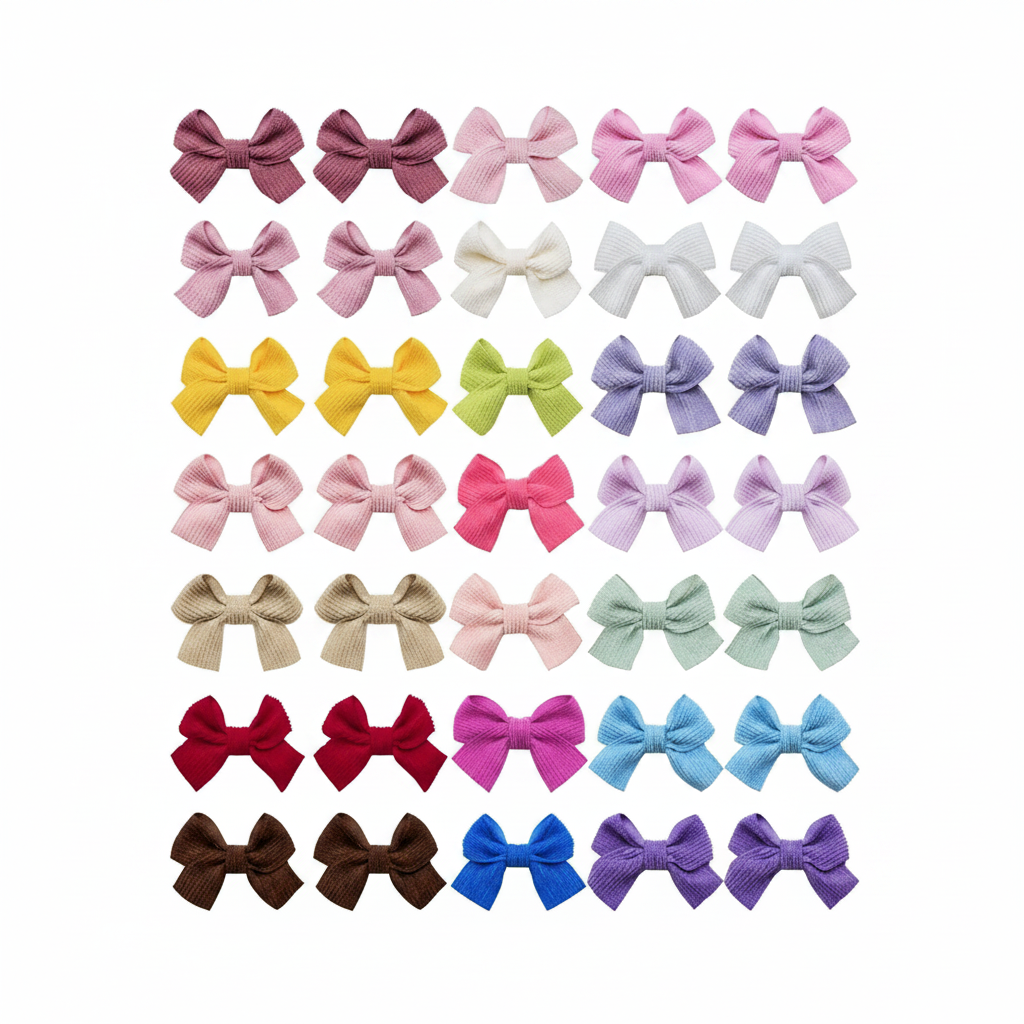 Pet Grooming Bow Hair Clips Set For Dogs And Cats