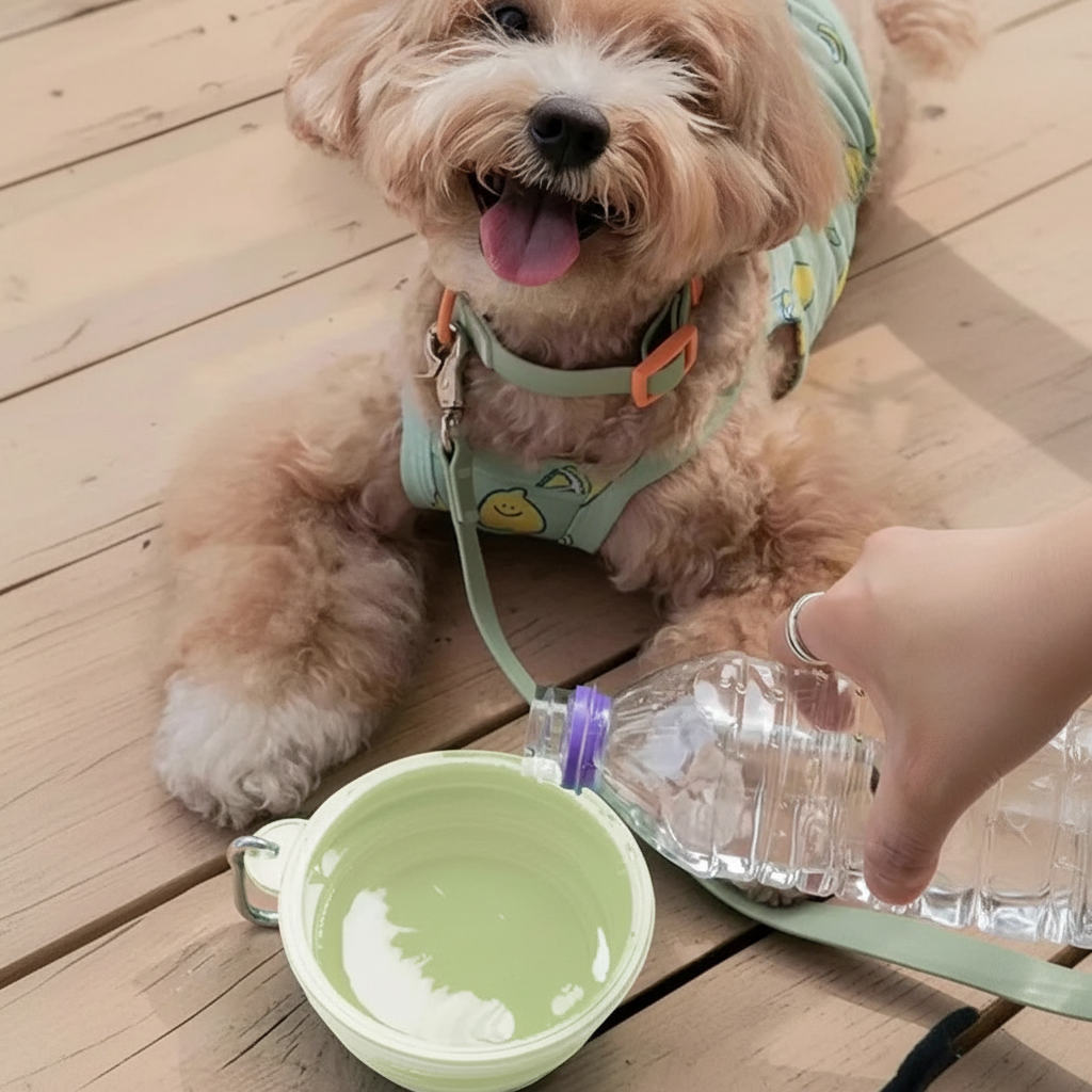 Portable Folding Pet Travel Bowl