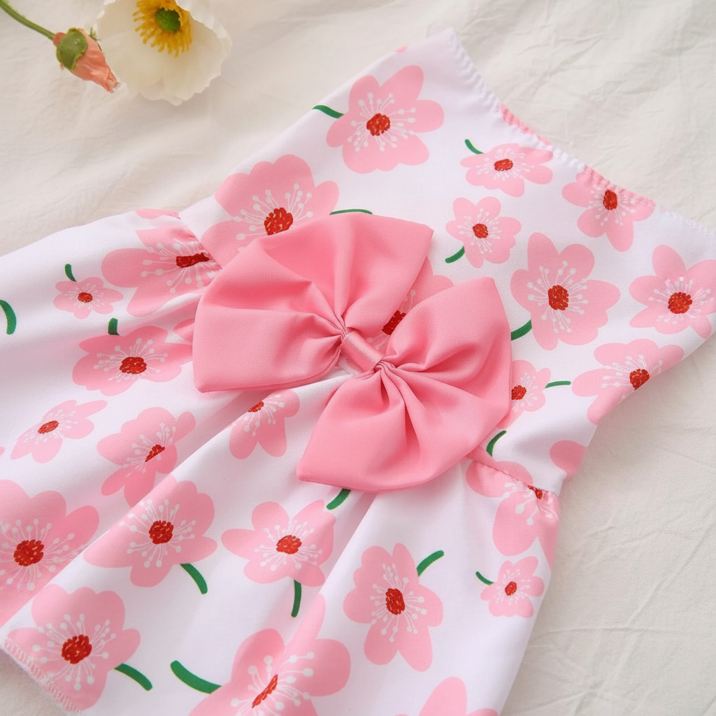 Cute Letter Embroidered Pet Dress For Cats & Dogs