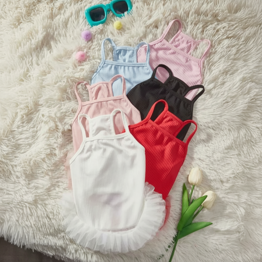 Summer Ballet Style Sweet Cute Fluffy Dress