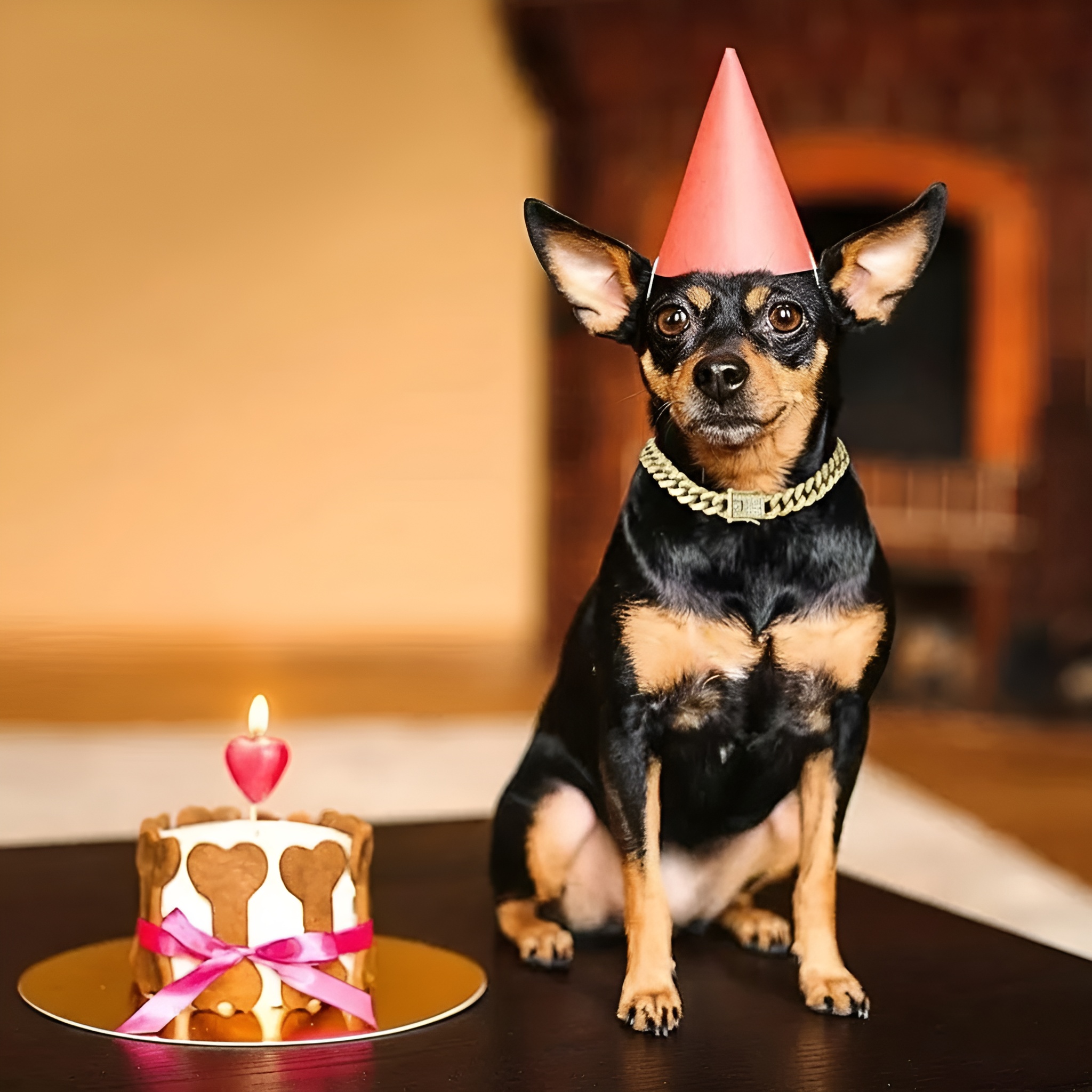 Dog Chain Diamond Collar Walking Metal Chain Necklace