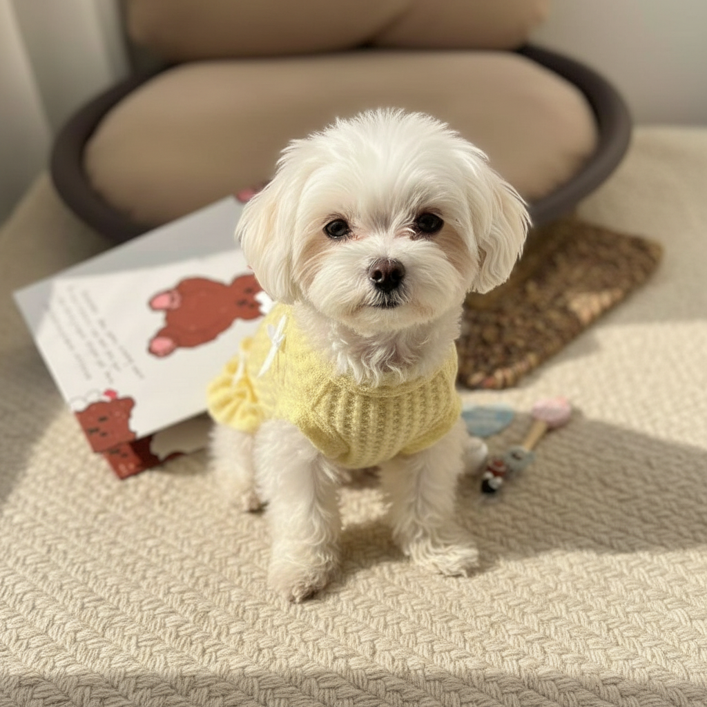 Sleeveless Pet Princess Dress With Bow Detail And Ruffle For Cats And Dogs