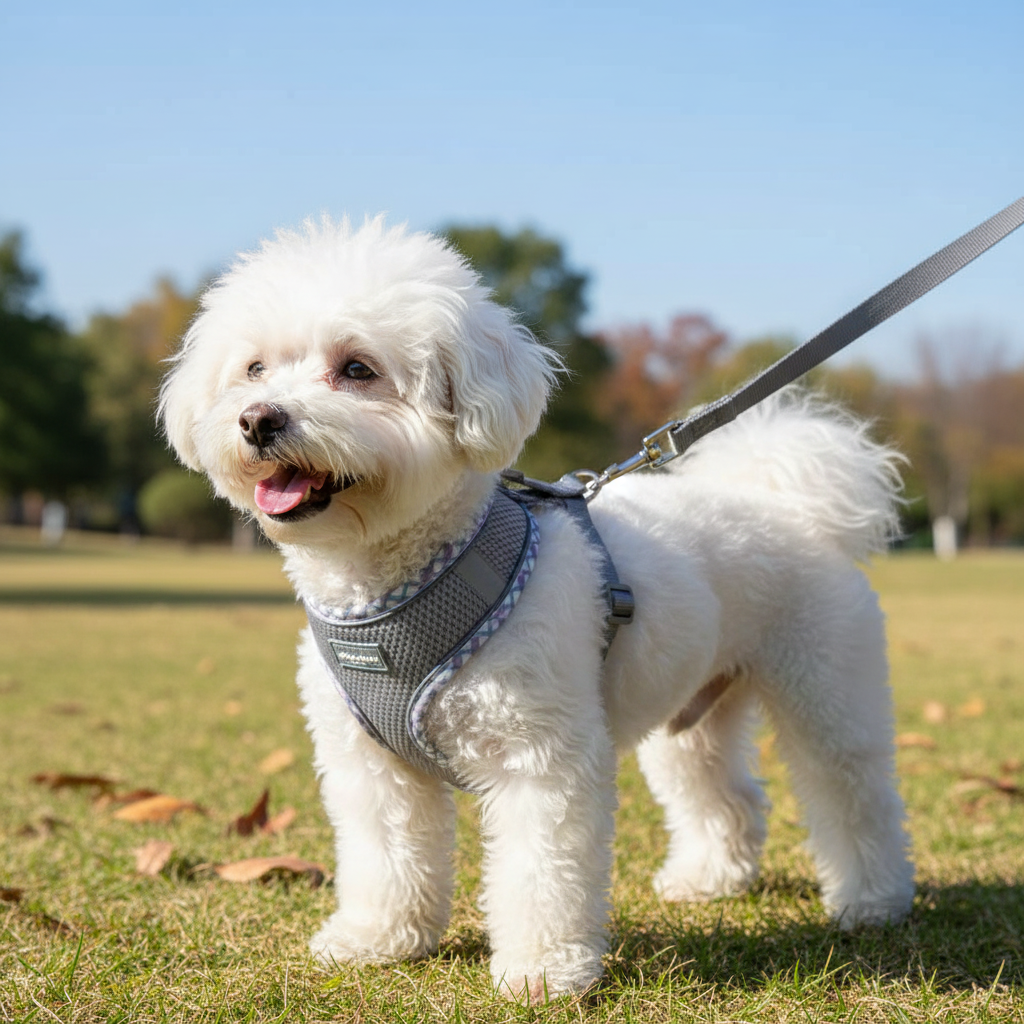 Mesh Design Vest Style Harness For Dogs And Cats Outdoor Walking