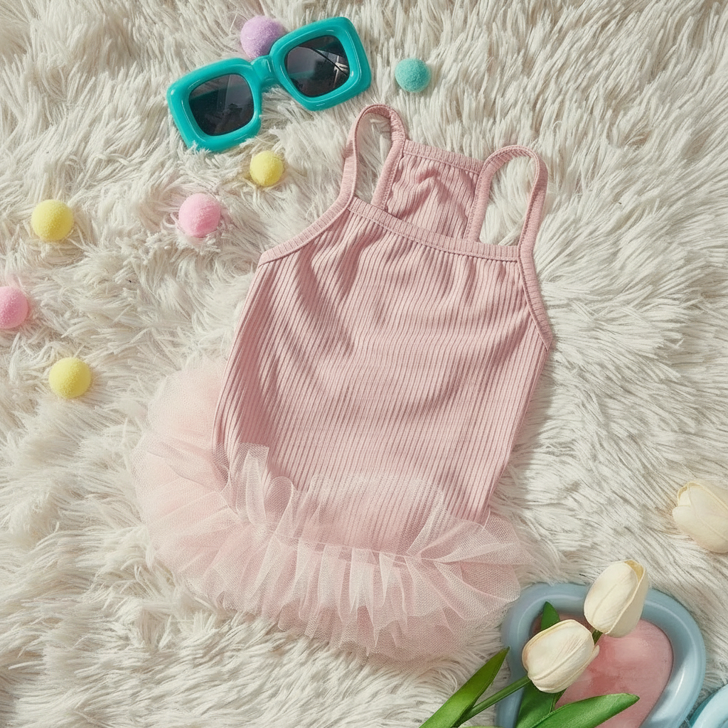 Summer Ballet Style Sweet Cute Fluffy Dress