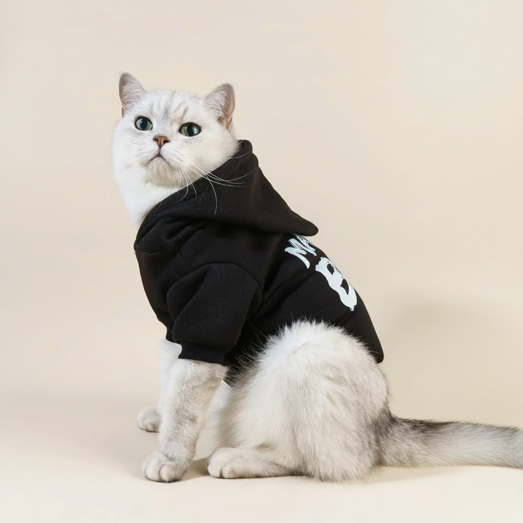 Letter Graphic Pet Hoodie