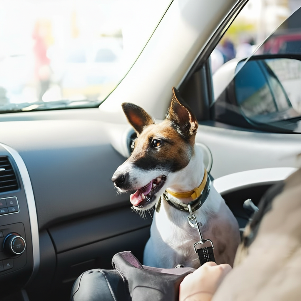 Adjustable Pet Car Seat Leash Set