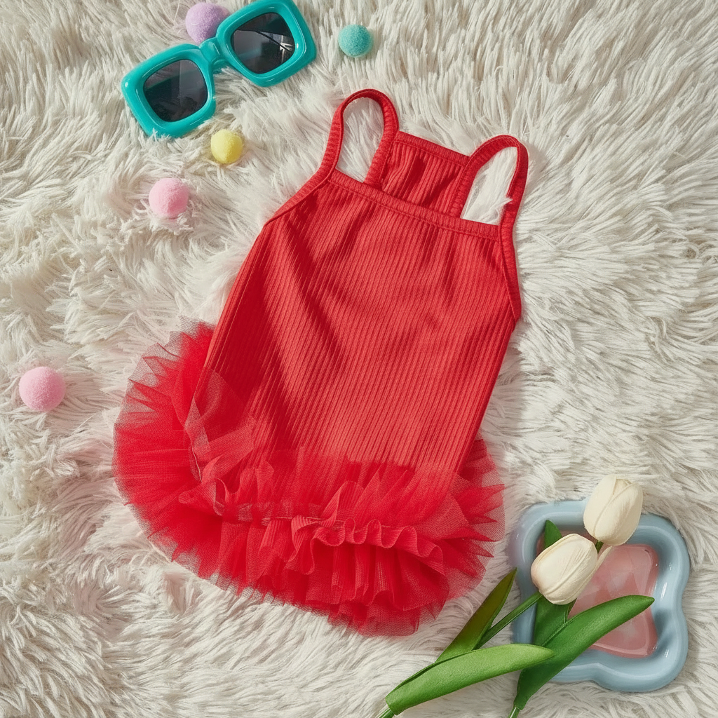 Summer Ballet Style Sweet Cute Fluffy Dress