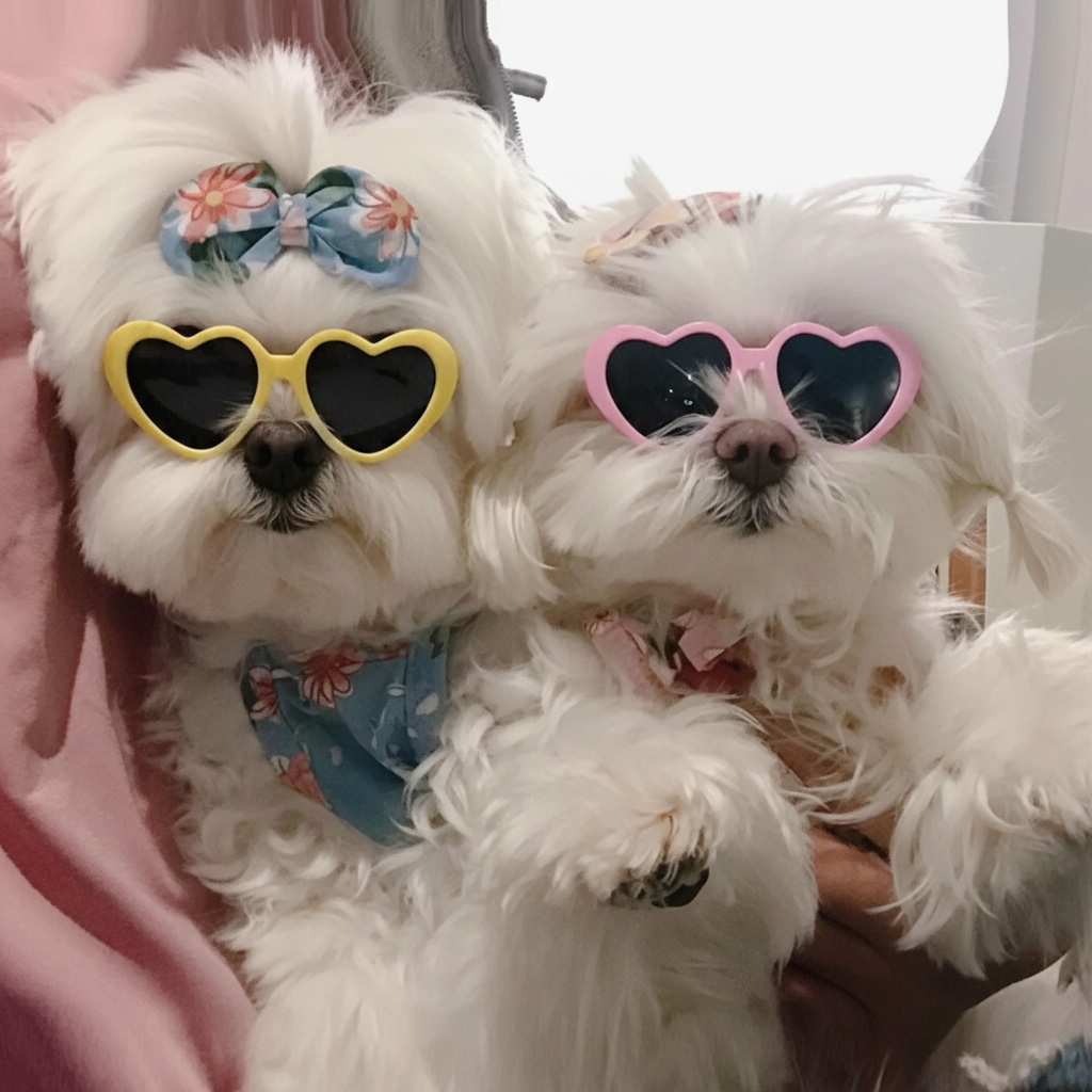 Small Pet Shaped Decorative Sunglasses