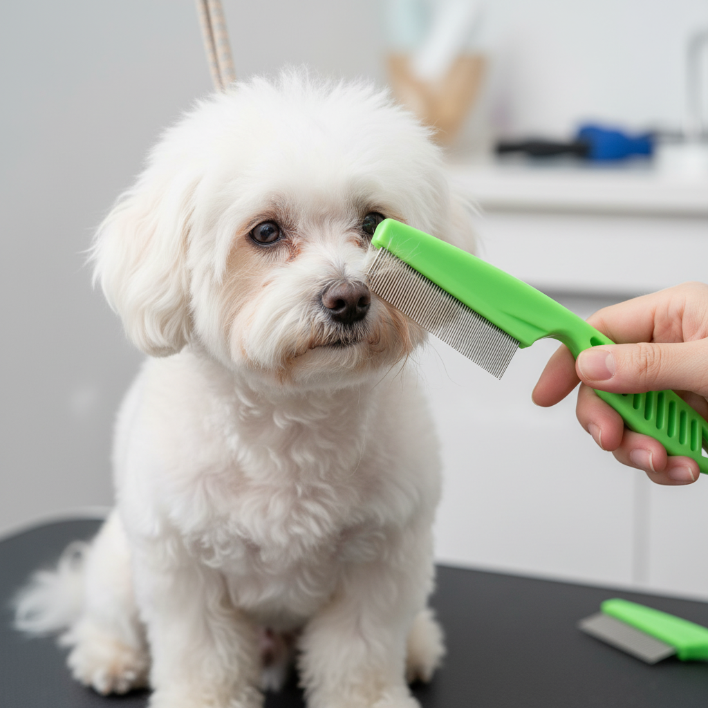 Stainless Steel Pet Hair And Tear Stain Remover Brush For Dogs And Cats