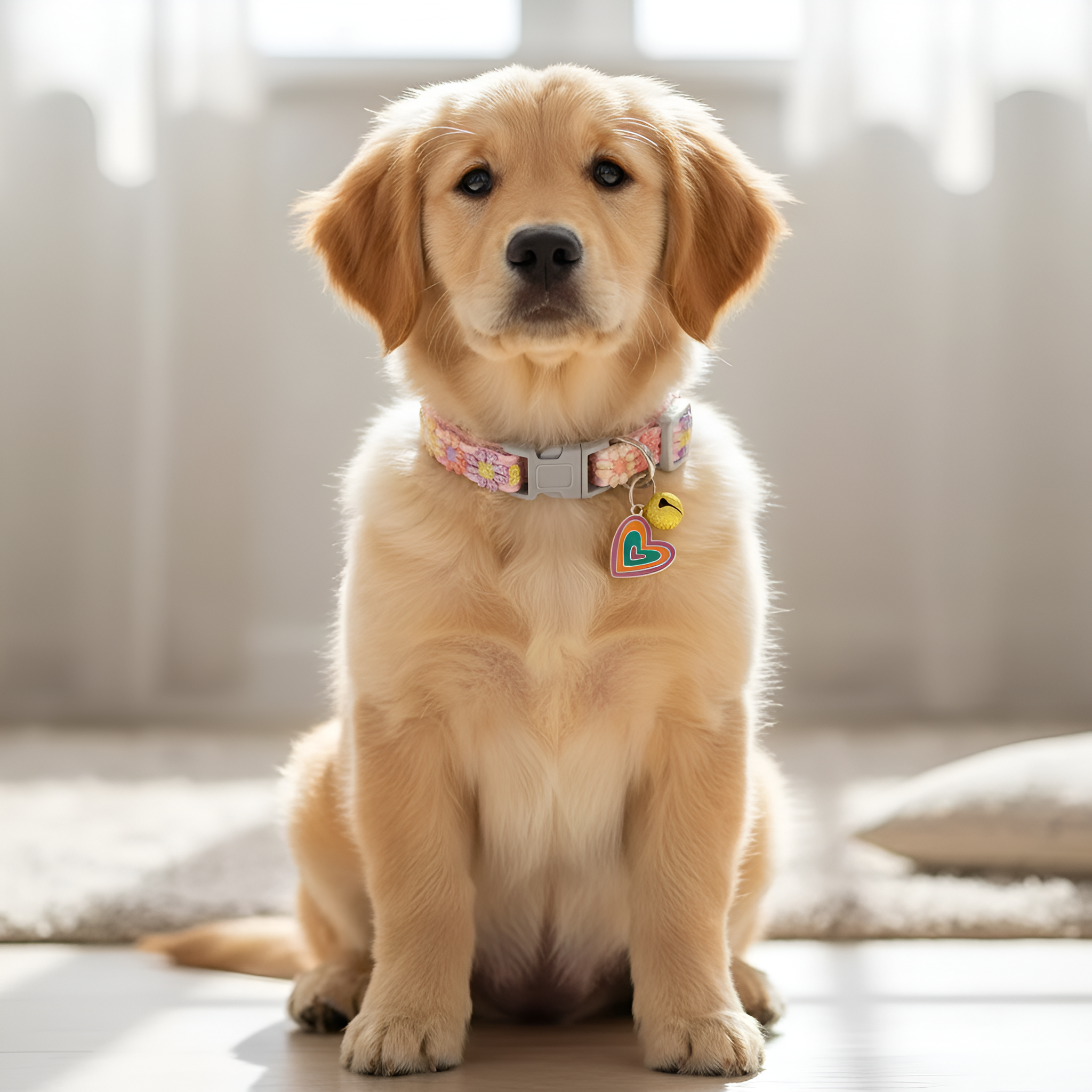 Adjustable Lace Collar With Pendant For Pet