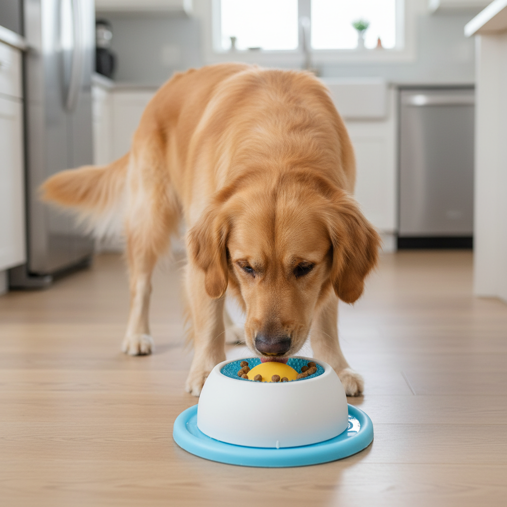 Non Slip Interactive Slow Feeder Puzzle Bowl For Daily Use