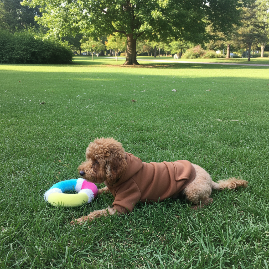 Winter Dog Hoodie Sweatshirts With Pockets Warm Dog Clothes