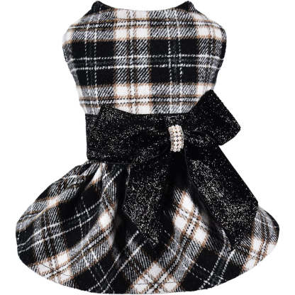 Winter Dog Dress, Fleece Dog Sweater for Small Dogs.-Paw Print Pad