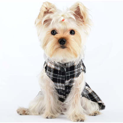 Winter Dog Dress, Fleece Dog Sweater for Small Dogs.-Paw Print Pad