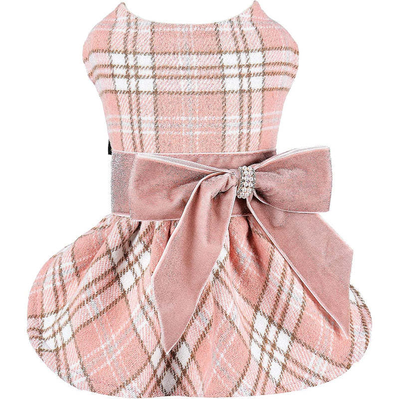 Winter Dog Dress, Fleece Dog Sweater for Small Dogs.-Paw Print Pad