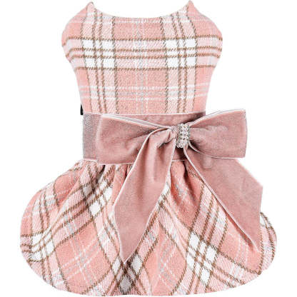 Winter Dog Dress, Fleece Dog Sweater for Small Dogs.-Paw Print Pad