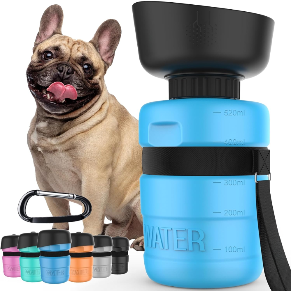 Portable Dog Water Bottle With Bowl And Leak Proof 