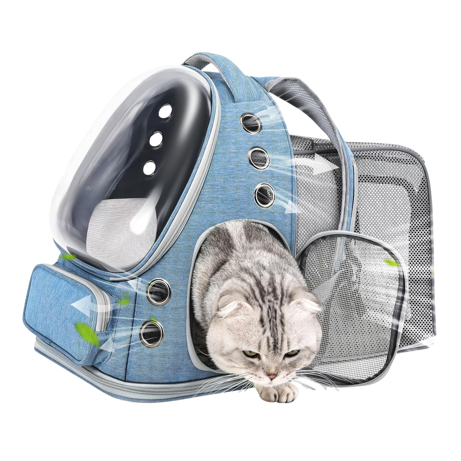 Airline Approved Expandable Bubble Travel Carrier Backpack for Cats And Dogs