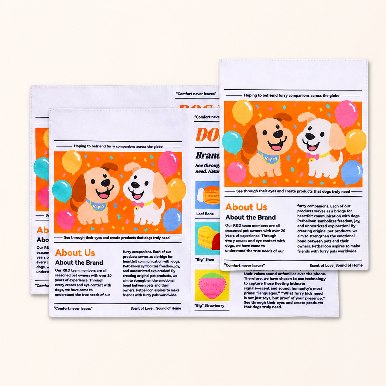 Interactive Chewer Newspaper Crinkle Dog Toy