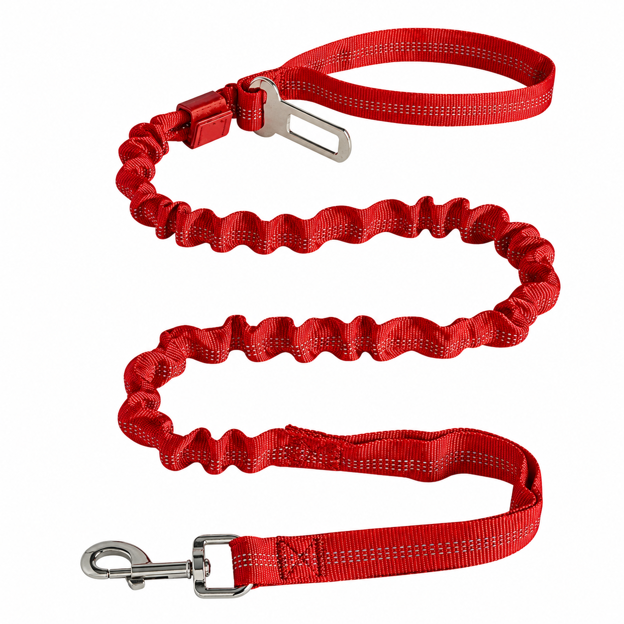 Heavy Duty Bungee Dogs And Cats Leash With Padded Handles