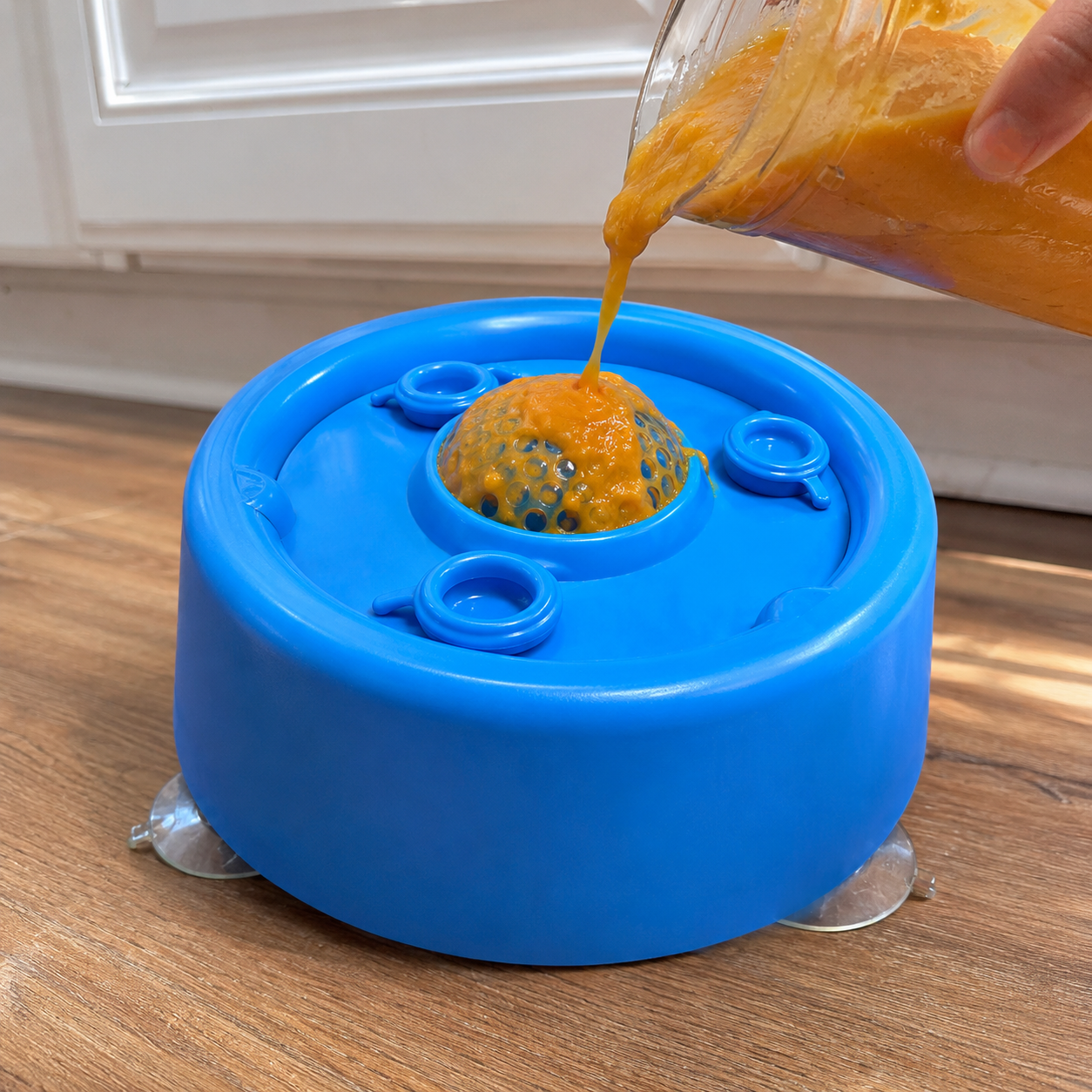 No Spill Dog Feeder Bowl With Suction Base