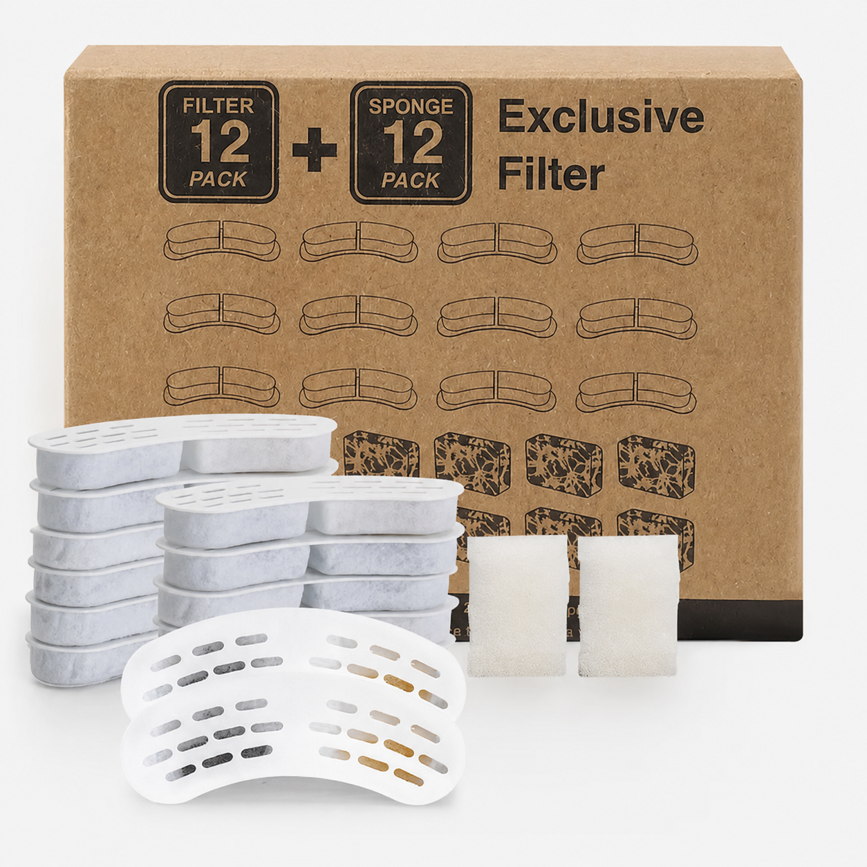 Cat Fountain Filters With Long Lasting Freshness