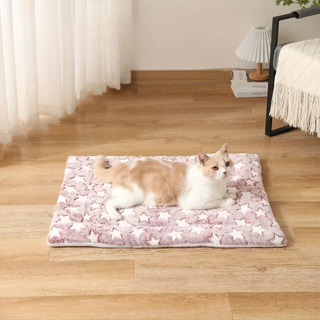 Dog Pillow Soft Pet Blanket Reversible Fleece Dog Blanket