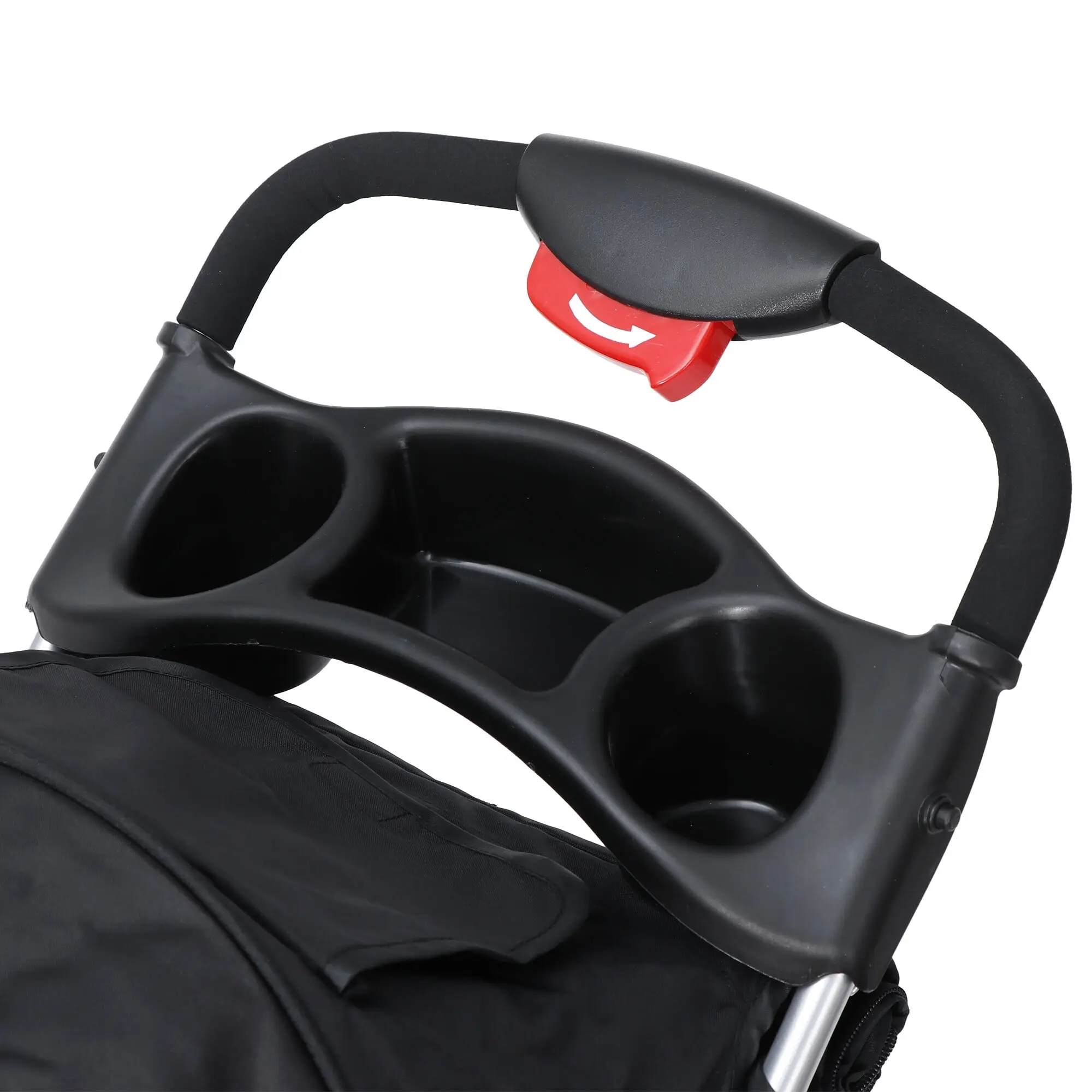 Segawe Foldable 3-Wheel Pet Stroller - Durable Metal-Frame Outdoor Travel Carrier for Dogs & Cats, Zippered Fabric Design with Storage Basket, 21.3 in x 13 in x 20.9 in Stable Structure, 33 Lbs