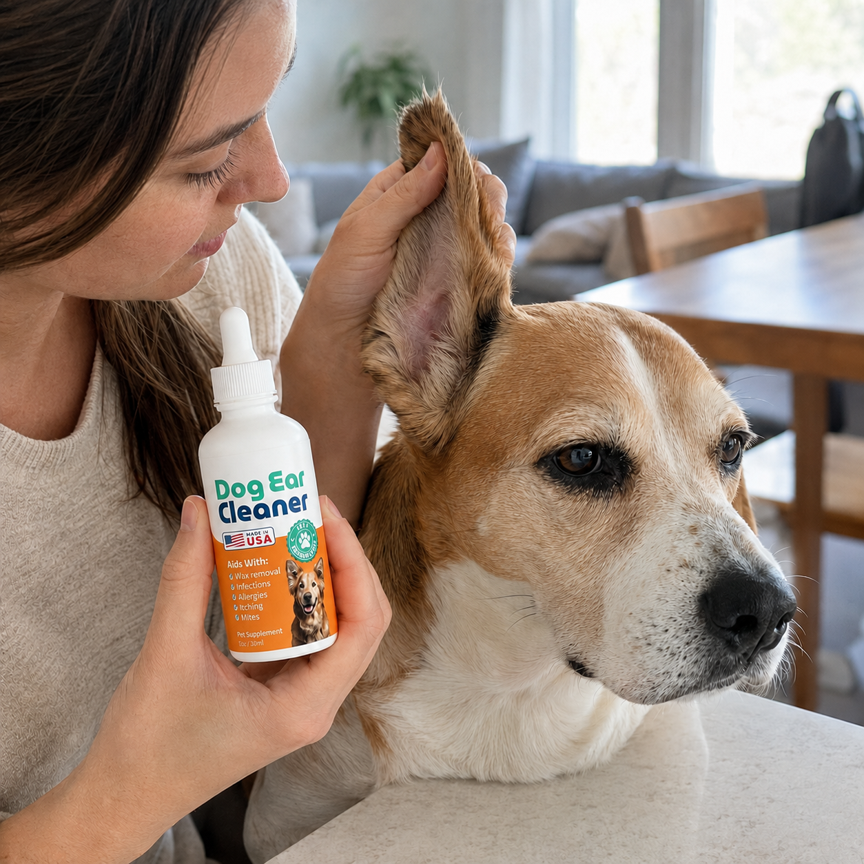 Natural Pet Grooming Supplement 1oz Dropper Bottles