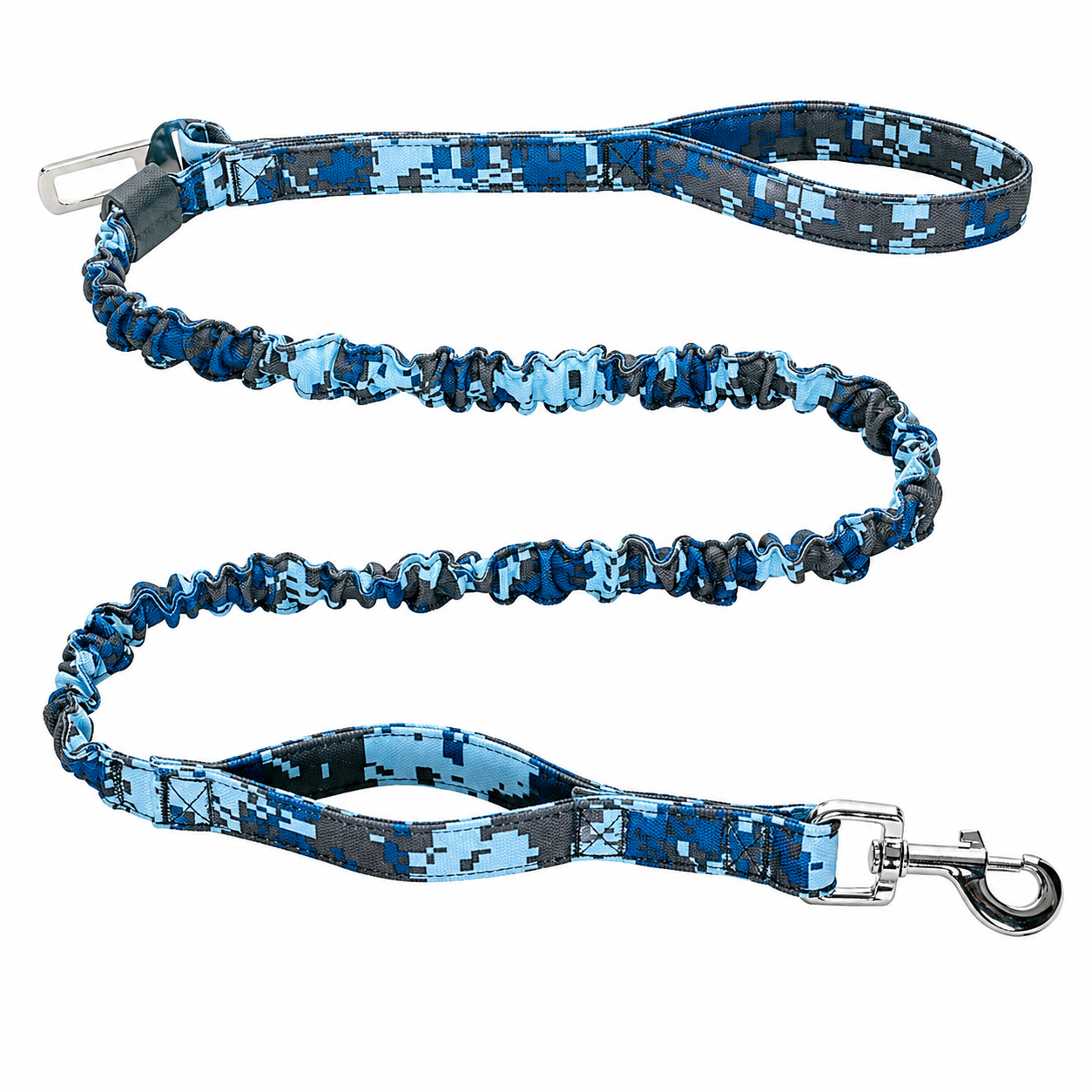 Heavy Duty Bungee Dogs And Cats Leash With Padded Handles
